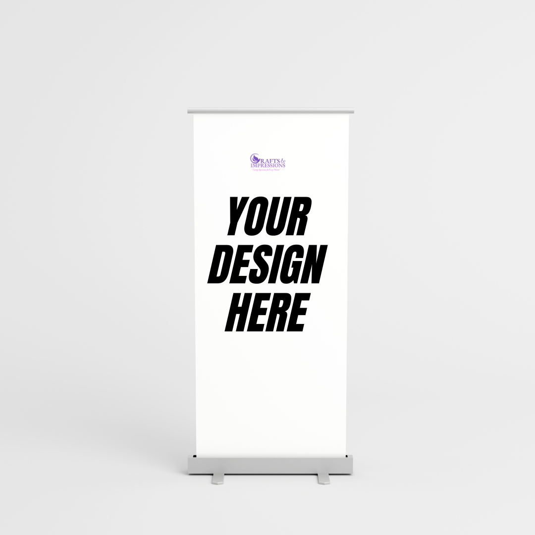 Small Desktop Retractable Banner