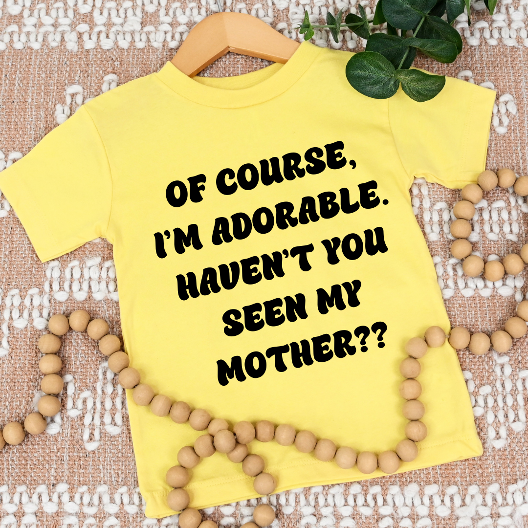 I'M ADORABLE KIDS TSHIRT