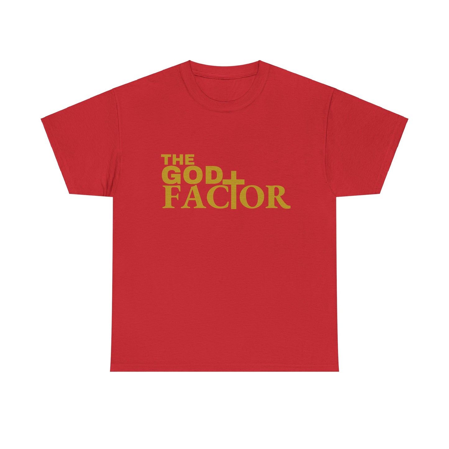 The God Factor Unisex Heavy Cotton Tee - Inspirational Faith T-Shirt