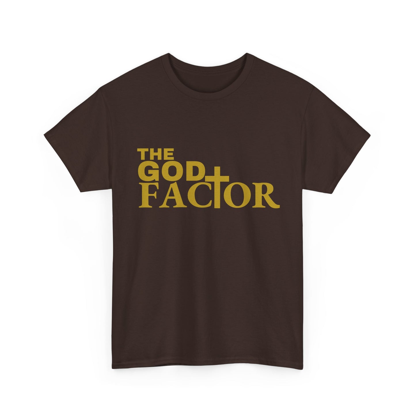 The God Factor Unisex Heavy Cotton Tee - Inspirational Faith T-Shirt