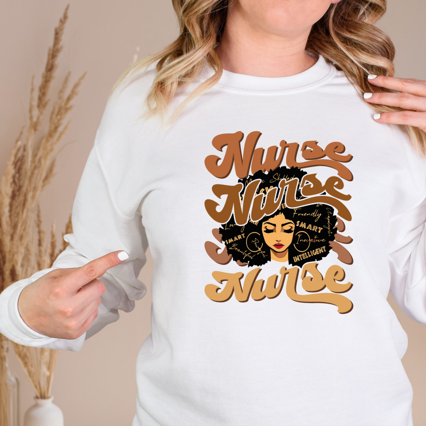 NURSE CREW NECK SWEATSHIRT
