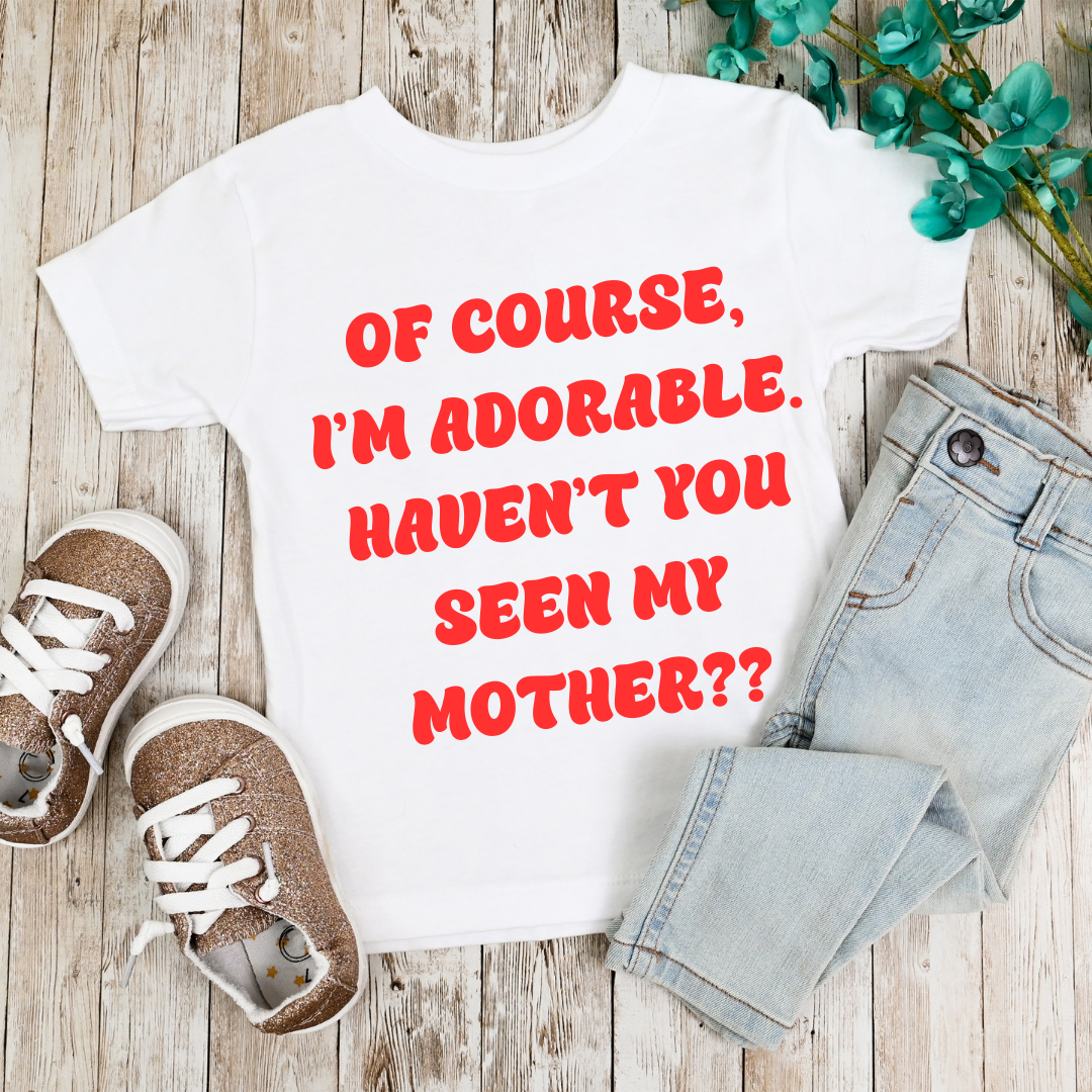 I'M ADORABLE KIDS TSHIRT