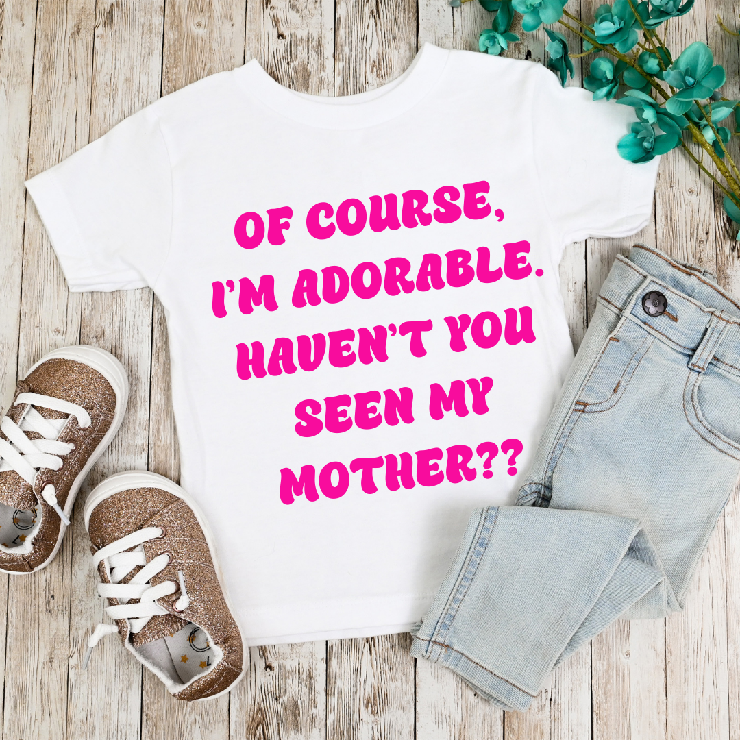 I'M ADORABLE KIDS TSHIRT