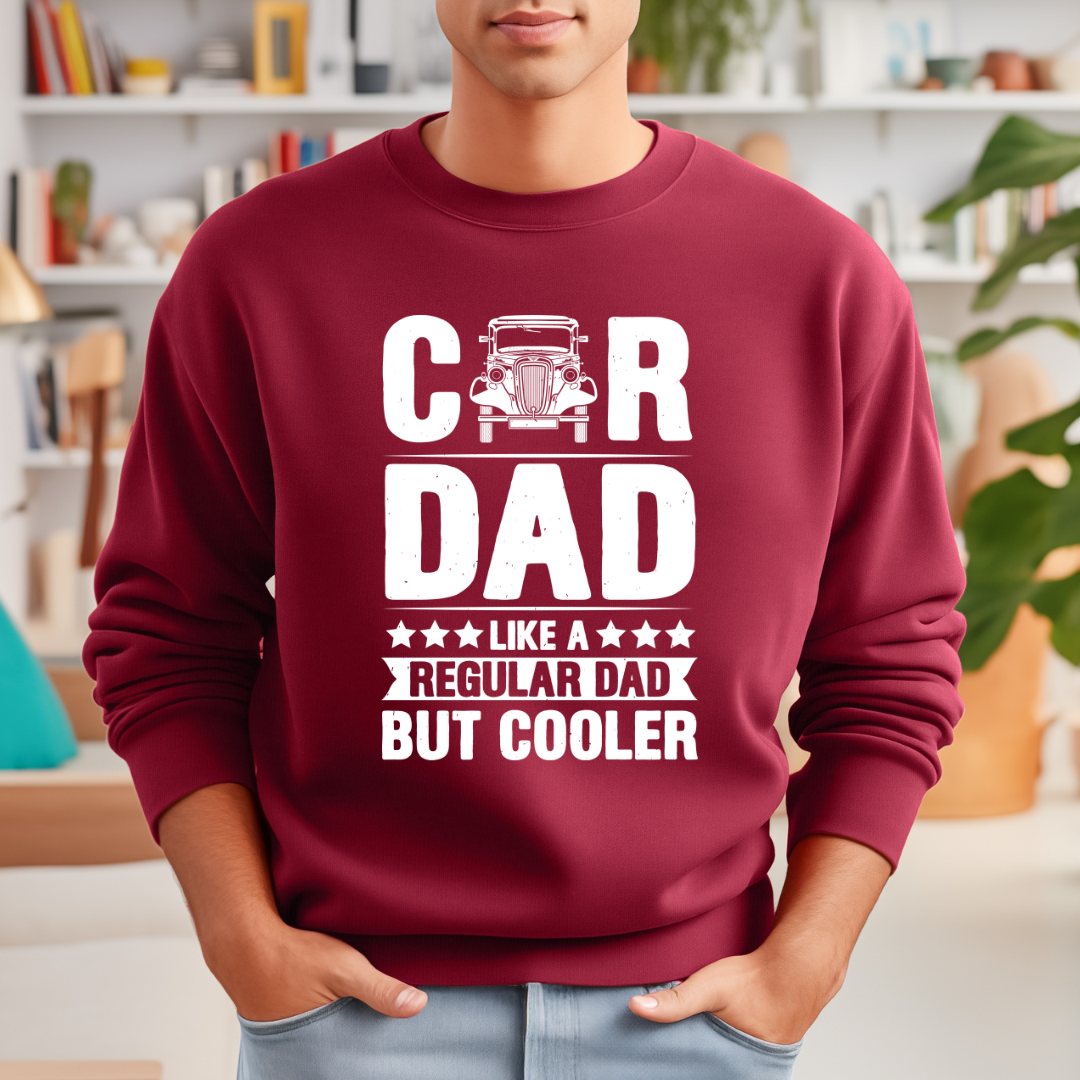CAR DAD Crew Neck Sweatshirt