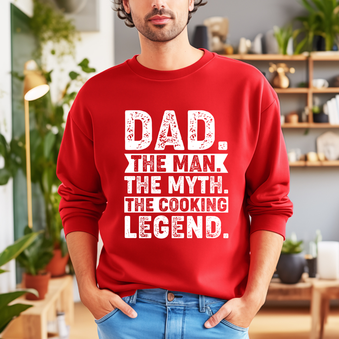 LEGEND DAD Crew Neck Sweatshirt