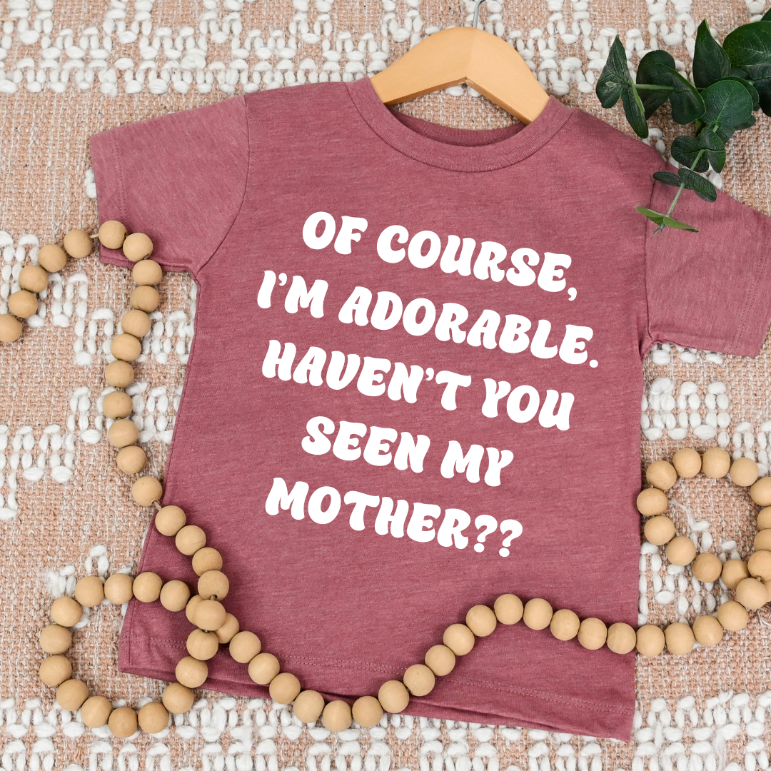 I'M ADORABLE KIDS TSHIRT