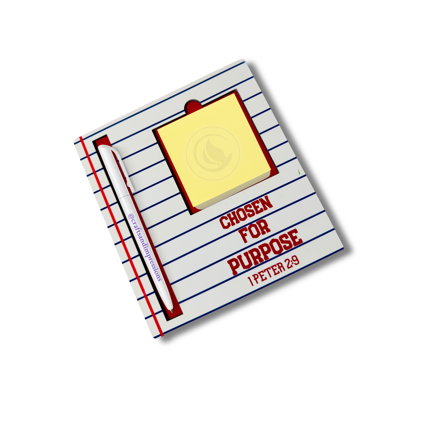 Sticky Note and Pen Holder