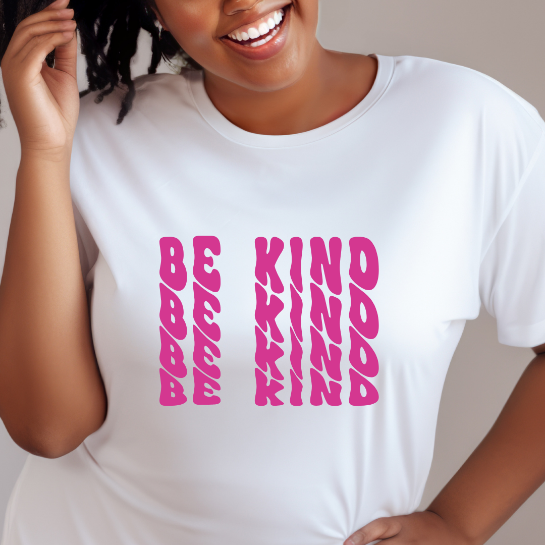 WHITE SHIRT PINK DESIGN